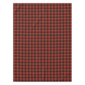 Red Black Buffalo Plaid Rustieke feestelijke boerd Tafelkleed (Voorkant)