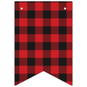 Red Black Buffalo Play Wedding Vlaggetjes (Eerste vlag)