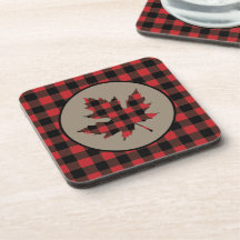 Red Black Buffalo Pset Maple Leaf
