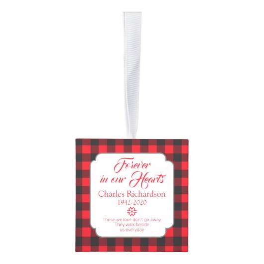 Red Black Buffalo Pset Memorial Decoratie (Rechts)