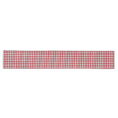 Red Black Check Runner Lumberjack Eetstijl Lange Tafelloper (Horizontaal)