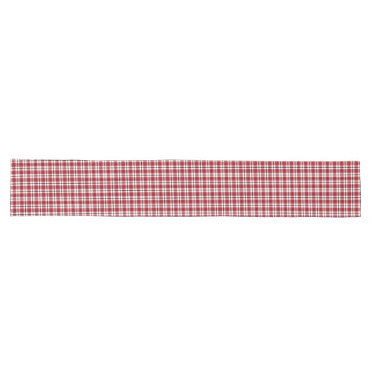 Red Black Check Runner Lumberjack Eetstijl Lange Tafelloper (Horizontaal)