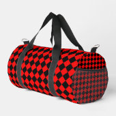 Red Black Checker Diamond Pattern Small Plunjezak (Rechterhoek)