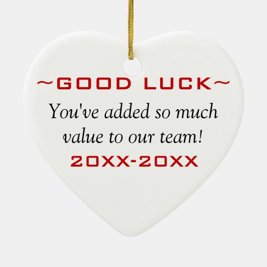 Red Black Dank u Word Cloud Keramisch Ornament (Achterkant)