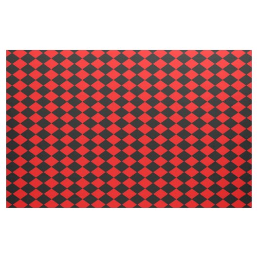Red Black Diamonds Stof (Yard (91,4 cm))