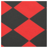Red Black Diamonds Stof (Close Up)