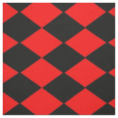 Red Black Diamonds Stof (Swatch)