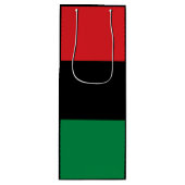 Red Black en Green Wine Gift Bag Wijn Cadeautas (Voorkant)