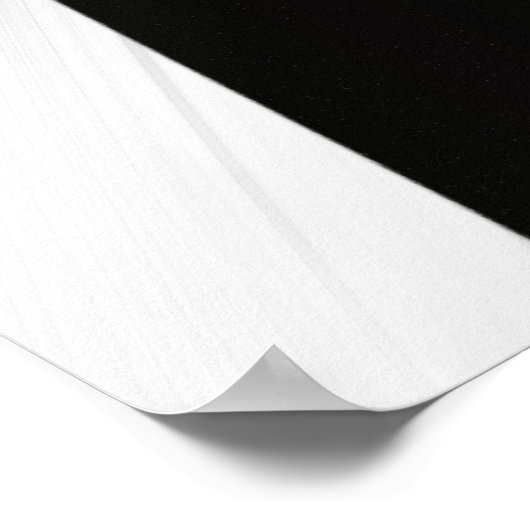 Red Black en White Abstract Poster (Hoek)