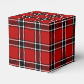 Red Black en White Tartan Bedankdoosjes (Achterkant)