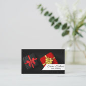 Red Black Event Planning Visitekaartje (Staand voorkant)