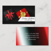 Red Black Event Planning Visitekaartje (Voorkant / Achterkant)
