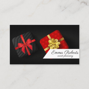 Red Black Event Planning Visitekaartje