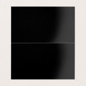 Red Black Fitness Personal Trainer Visitekaartje (Binnenkant ongevouwen)