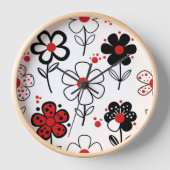 Red Black Floral Delight (Voorkant)