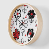 Red Black Floral Delight (Hoek)