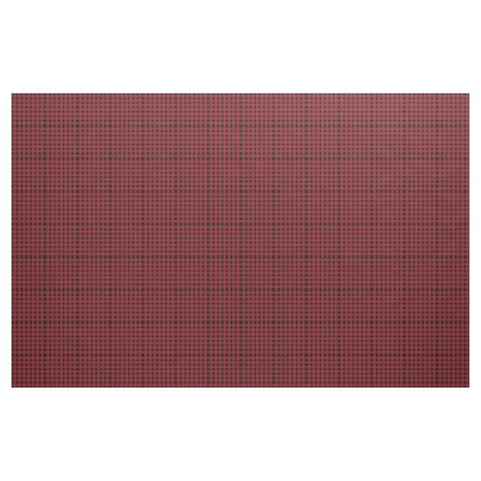 Red Black Gingham Pattern Stof (Yard (91,4 cm))