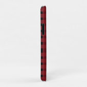 Red Black Gingham Persoonlijk Case-Mate iPhone Case (Achterkant/rechts)