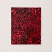 Red Black Glas in lood Abstract Legpuzzel (Verticaal)