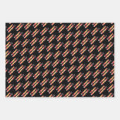 Red | Black Go Kart Racing Verjaardag Inpakpapier Vel (Voorkant 2)