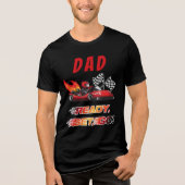 Red | Black Go Kart Racing Verjaardag Tri-Blend Shirt (Voorkant)