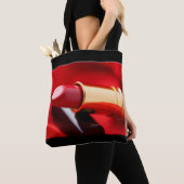 Red Black Gold Lipstick Tote Bag (Dichtbij)