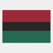RED BLACK GREEN 7 DAGEN KWANZAA INPAKPAPIER VEL (Voorkant 2)