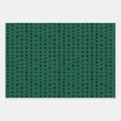 RED BLACK GREEN 7 DAGEN KWANZAA INPAKPAPIER VEL (Voorkant)