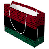RED BLACK GREEN 7 DAYS OF KWANZAA GROOT CADEAUZAKJE (Achterkant Gekanteld)