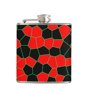 Red Black Green Heupfles