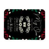 Red Black Green Tribal African Save the Date Magneet (Horizontaal)