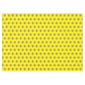 Red Black Green Yellow Snowflakes Pattern Kwanzaa Tafelkleed (Voorkant (Horizontaal))