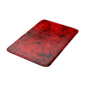 Red Black grunge abstracte digitale grafische kuns Badmat (Gekanteld)