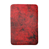 Red Black grunge abstracte digitale grafische kuns Badmat (Voorkant Verticaal)