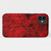 Red Black grunge abstracte digitale grafische kuns Case-Mate iPhone Case (Achterkant (horizontaal))