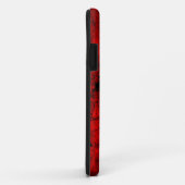 Red Black grunge abstracte digitale grafische kuns Case-Mate iPhone Case (Achterkant/rechts)