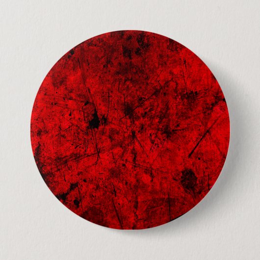 Red Black grunge abstracte digitale grafische kuns Ronde Button 7,6 Cm (Voorkant)