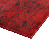 Red Black grunge abstracte digitale grafische kuns Snijplank (Hoek)