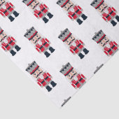 Red Black Kerstmis Nutcracker Ballet Tissuepapier (Detail)