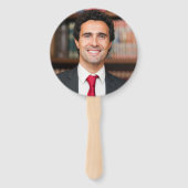 Red Black Law School Afstudeerfeest Handwaaier (Achterkant)