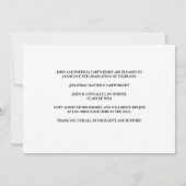 Red Black Law School Afstuderen Foto Aankondiging (Achterkant)