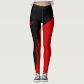Red Black Leggings (Voorkant)