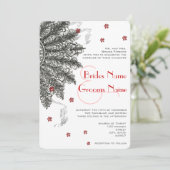 Red Black (minder bloemen) Ventilatoruitingen Kaart (Staand voorkant)