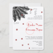 Red Black (minder bloemen) Ventilatoruitingen Kaart (Voorkant)