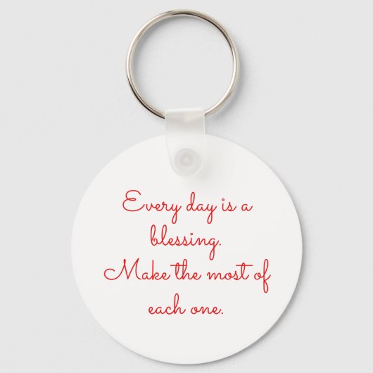 Red Black Multilingual "Bedankt" Typografie Sleutelhanger (Achterkant)