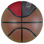 RED Black Number Chalkboard etching Genoemd Basketbal (Rechts)