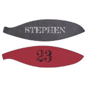 RED Black Number Chalkboard etching Genoemd Basketbal (Panelen)