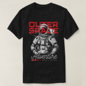 Red & Black Outerspace Vision Tee T-shirt (Design voorkant)