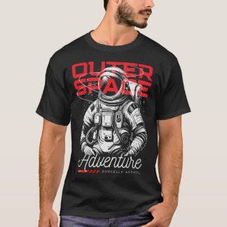 Red & Black Outerspace Vision Tee T-shirt