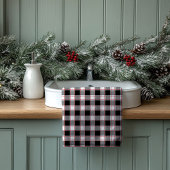 Red Black Plaid Towels Welcome Gift for New Home Bad Handdoek